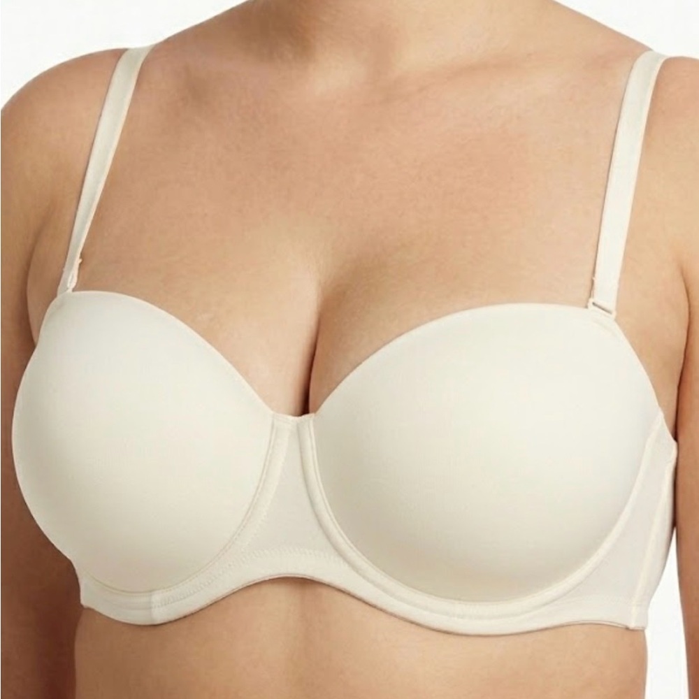 BUNDLE Set Wacoal Elegant White/Cream Reg/Strapless Bra - Picture 2 of 11